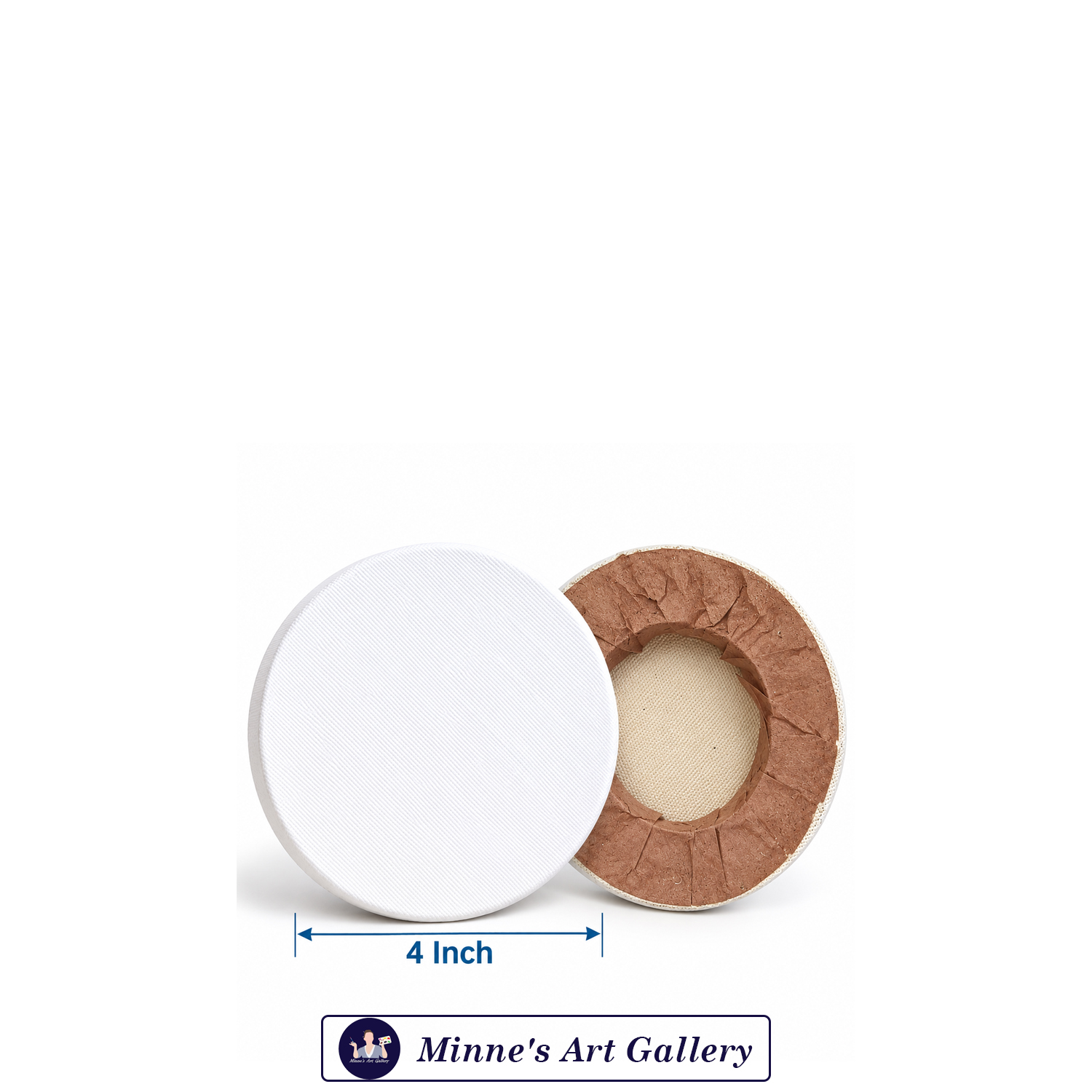 Round Canvas – 4 Inch