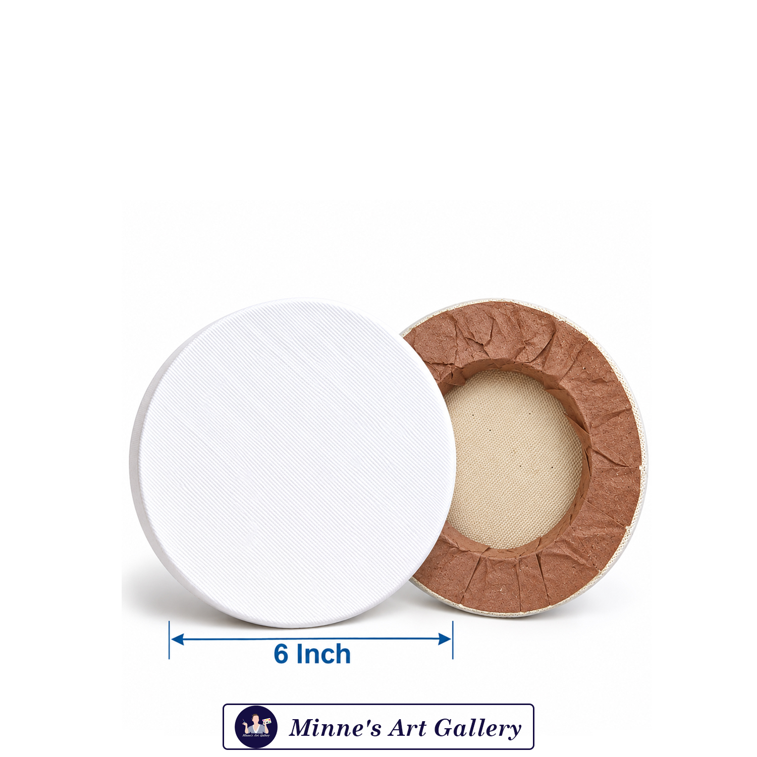 Round Canvas – 6 Inch