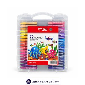TITI Oil Pastel Set – 72 Colors (Portable Case)