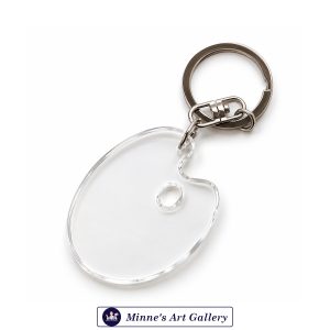 Transparent Acrylic Keychain Blank – 1 Piece